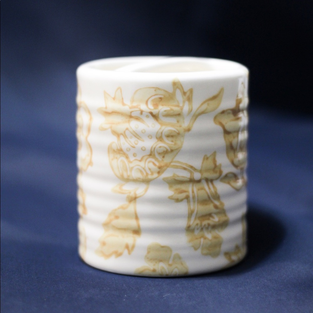 Threshold Floral Pattern Ceramic Toothbrush Holder - Picture 2 of 6